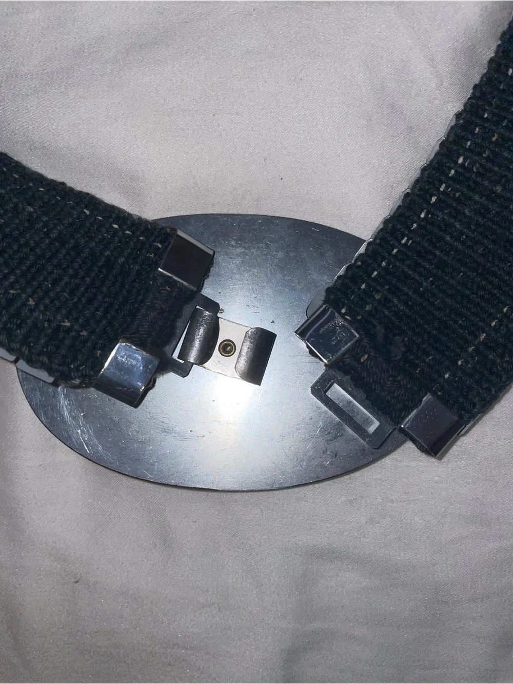 Black Sequin Stretch Belt